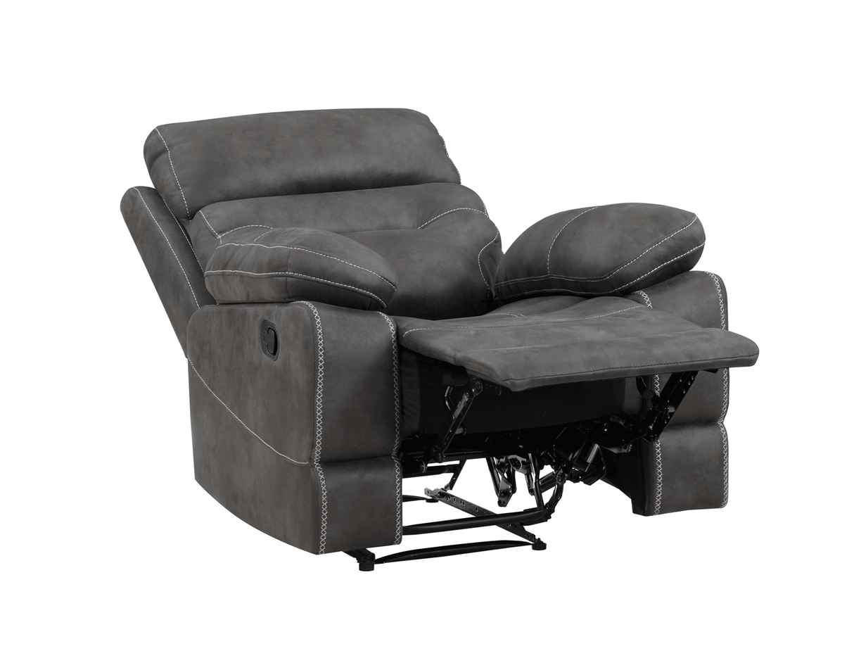Rudger Gray Manual Recliner from Steve Silver - Luna Furniture