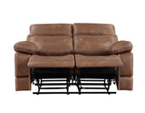 Rudger Chestnut Manual Reclining Loveseat from Steve Silver - Luna Furniture