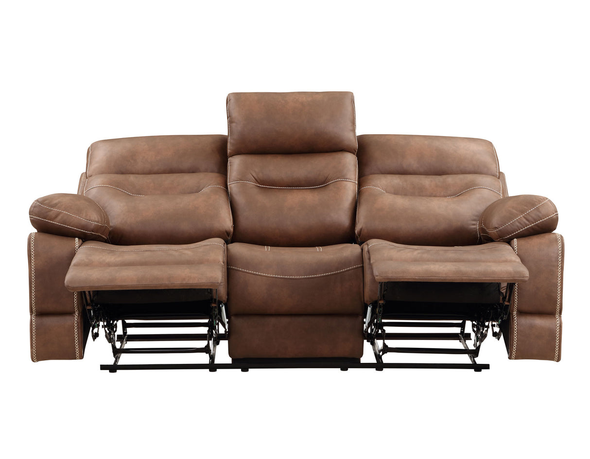 Rudger Chestnut Reclining Sofa from Steve Silver - Luna Furniture