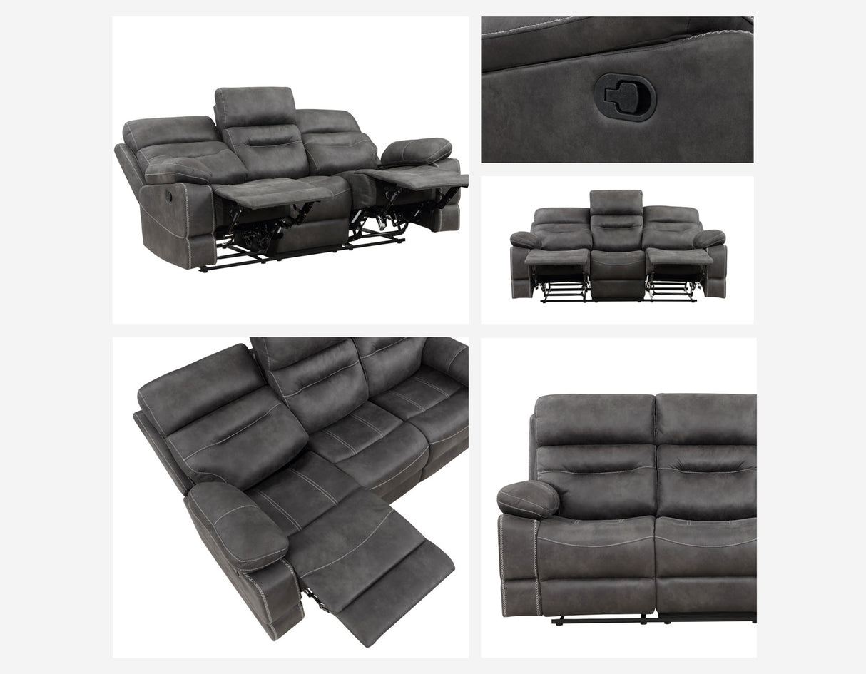 Rudger Gray Reclining Sofa from Steve Silver - Luna Furniture