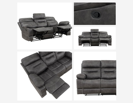 Rudger Gray Reclining Sofa from Steve Silver - Luna Furniture