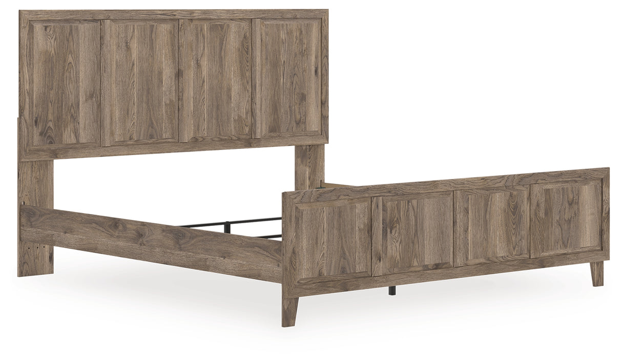 Rusticott Brown King Panel Bed from Ashley - Luna Furniture