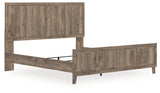 Rusticott Brown King Panel Bed from Ashley - Luna Furniture