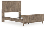 Rusticott Brown Queen Panel Bed from Ashley - Luna Furniture