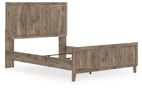 Rusticott Brown Queen Panel Bed from Ashley - Luna Furniture