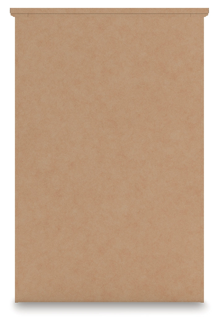 Rusticott California King Poster Bed with Dresser and Chest in Brown from Ashley - Luna Furniture