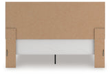 Rusticott King Panel Bed with Mirrored Dresser and Nightstand in Brown from Ashley Furniture - Luna Furniture