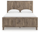 Rusticott Queen Panel Bed with Dresser and Nightstand in Brown from Ashley Furniture - Luna Furniture
