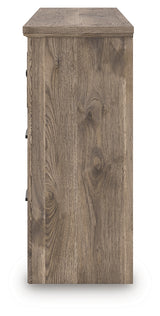Rusticott Queen Panel Bed with Dresser and Nightstand in Brown from Ashley Furniture - Luna Furniture