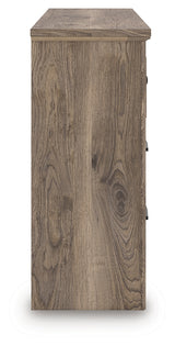 Rusticott Queen Poster Bed with Dresser and Nightstand in Brown from Ashley - Luna Furniture