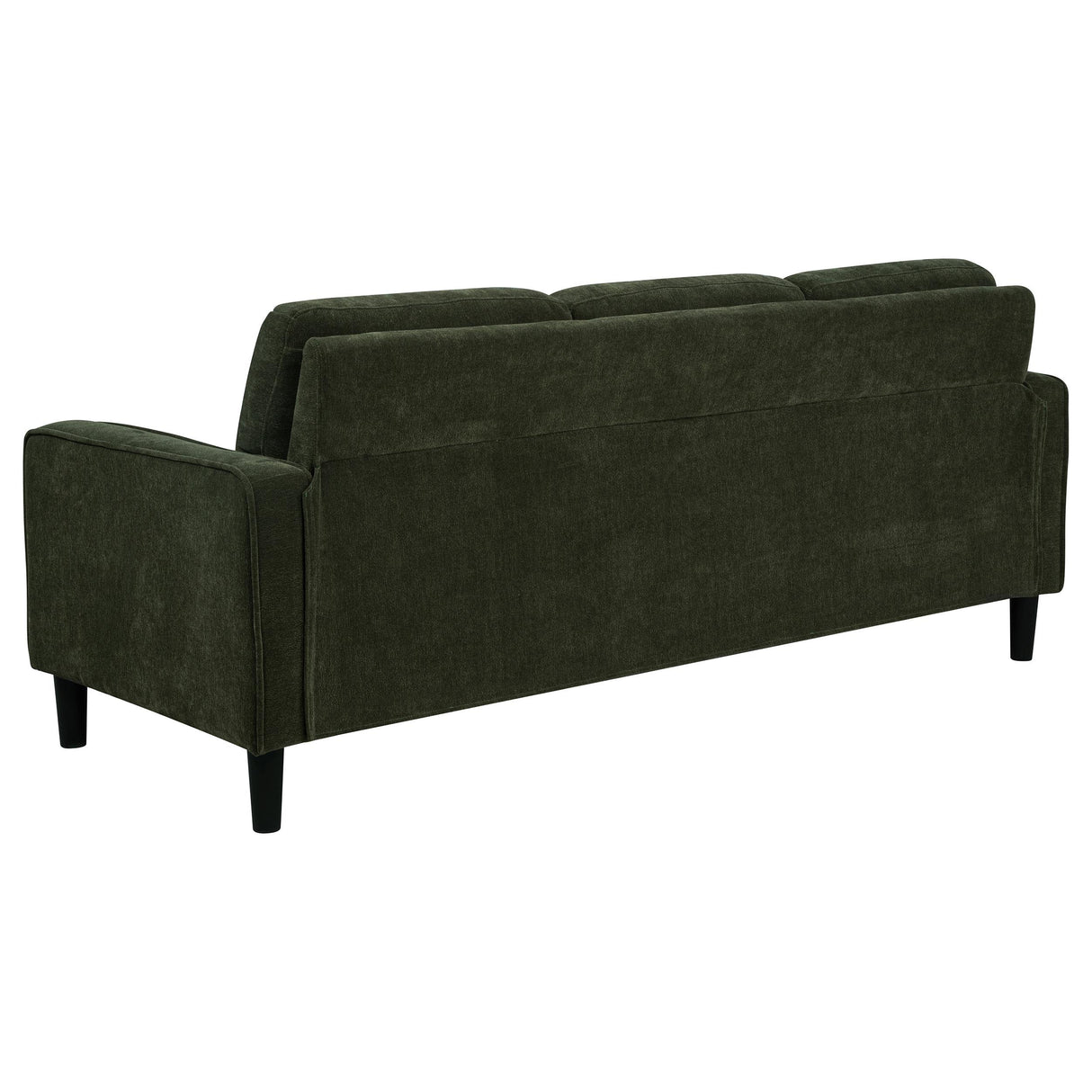 Ruth Matcha Green 77-inch Fabric Upholstered Track Arm Sofa from Coaster - Luna Furniture