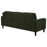 Ruth Matcha Green 77-inch Fabric Upholstered Track Arm Sofa from Coaster - Luna Furniture