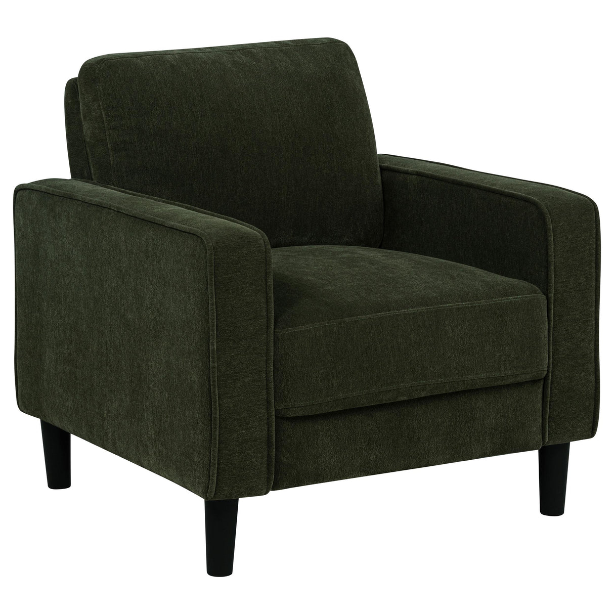 Ruth Matcha Green Fabric Upholstered Track Arm Accent Chair from Coaster - Luna Furniture
