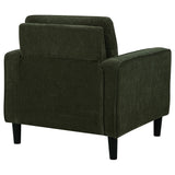 Ruth Matcha Green Fabric Upholstered Track Arm Accent Chair from Coaster - Luna Furniture