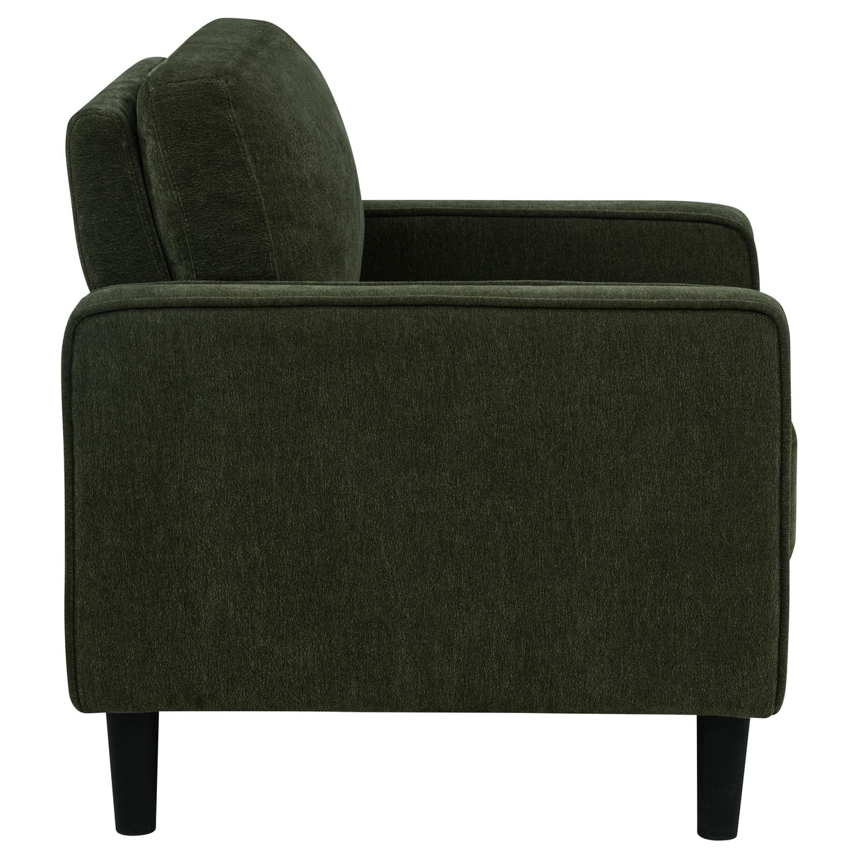 Ruth Matcha Green Fabric Upholstered Track Arm Accent Chair from Coaster - Luna Furniture