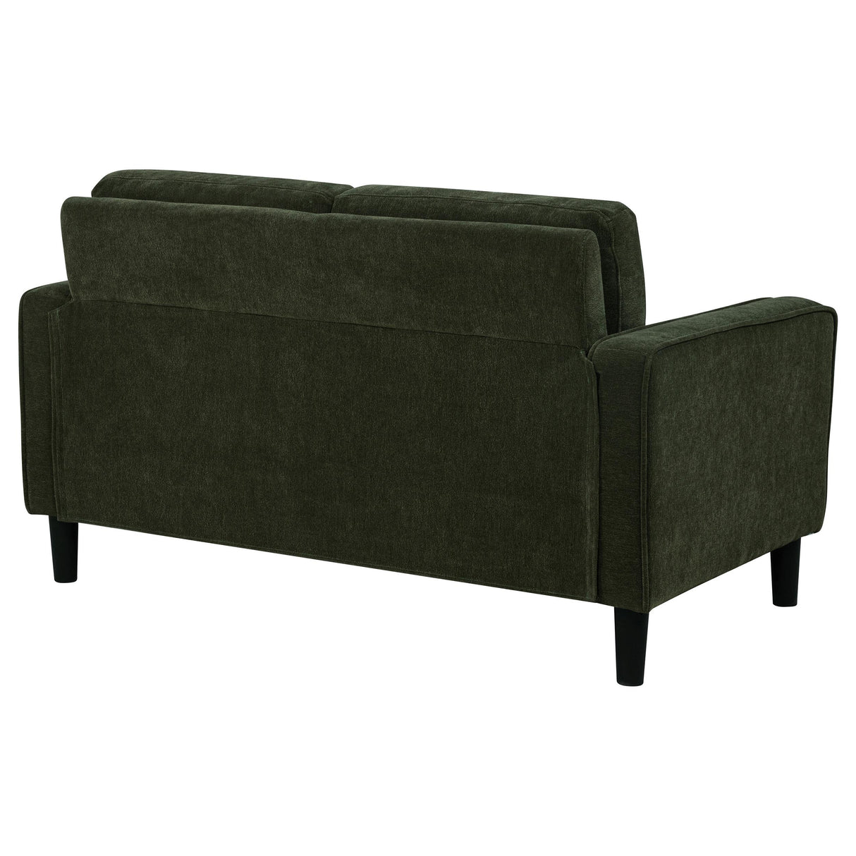 Ruth Matcha Green Fabric Upholstered Track Arm Loveseat from Coaster - Luna Furniture