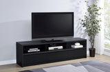 Rutland Black 78-inch 3-Drawer TV Stand Media Console from Coaster - Luna Furniture