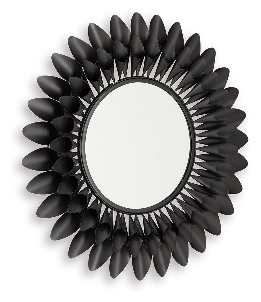 Ryenmour Oil Rubbed Bronze Finish Accent Mirror from Ashley Furniture - Luna Furniture
