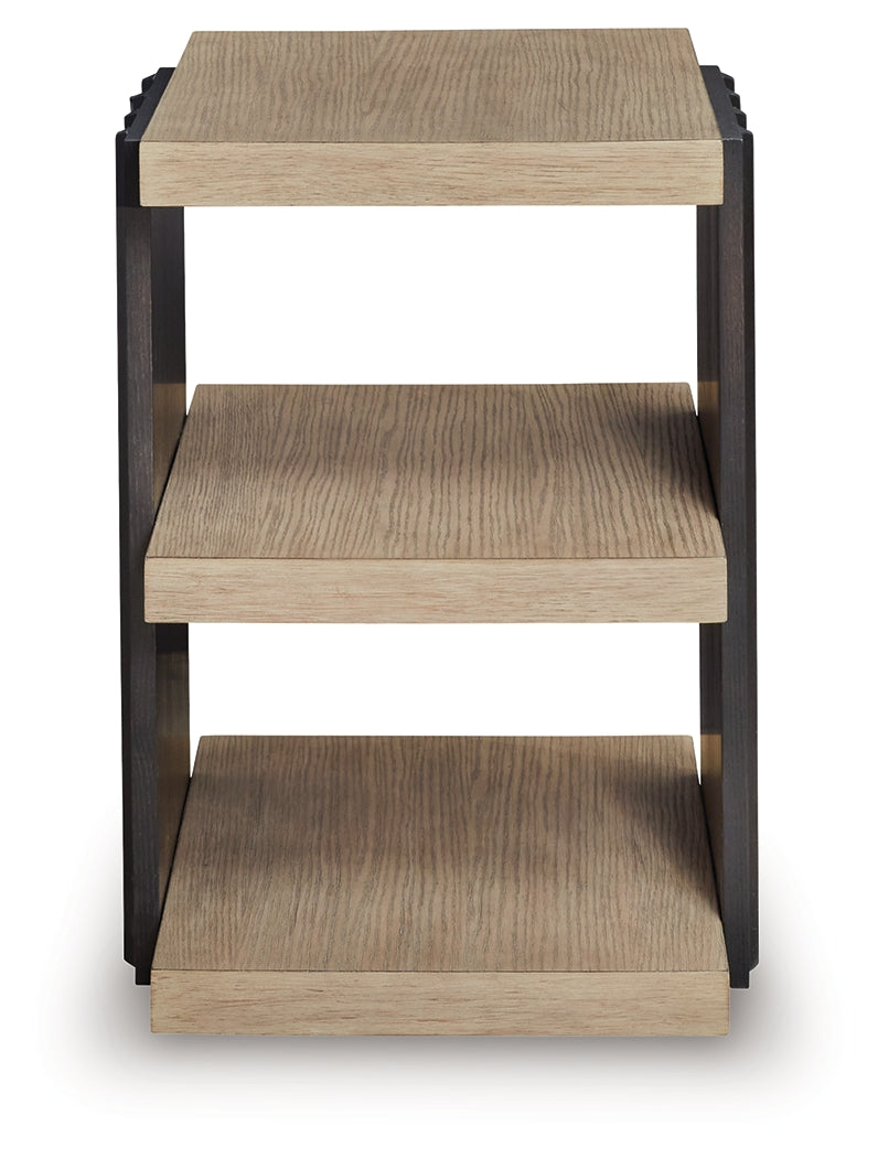 Rylandyn Black/Light Brown End Table from Ashley - Luna Furniture