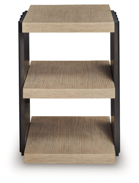 Rylandyn Black/Light Brown End Table from Ashley - Luna Furniture