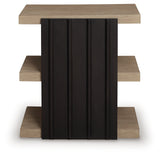 Rylandyn Black/Light Brown End Table from Ashley - Luna Furniture
