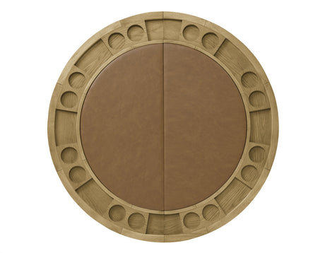 Rylie 6-Piece Game Dining Set, Natural Finish from Steve Silver - Luna Furniture