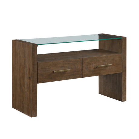 Garland Glass Top Sofa Table from Steve Silver - Luna Furniture