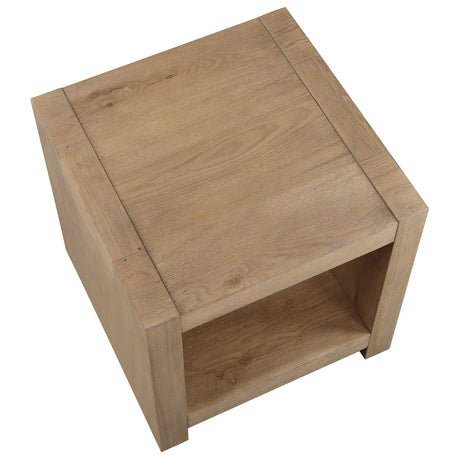 Aubrey End Table, Driftwood from Steve Silver - Luna Furniture
