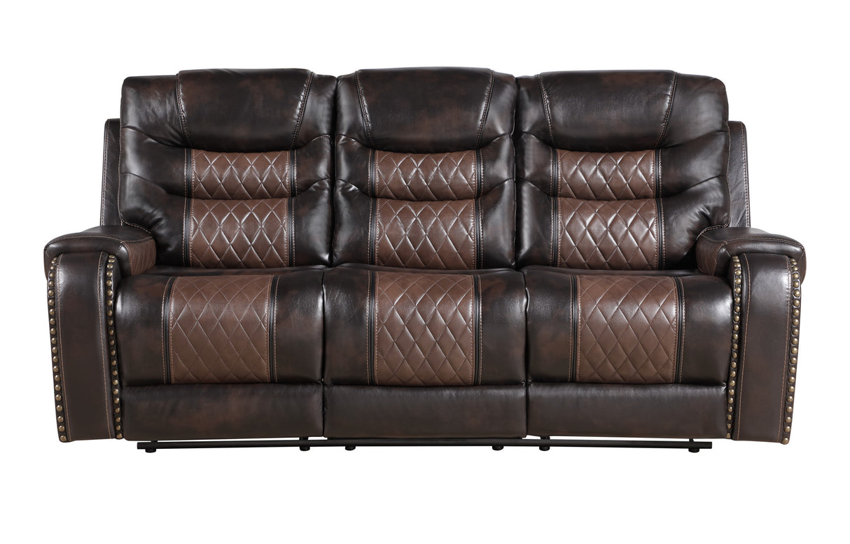 S1988 Phoenix II Brown 3pcs Reclining Set from New Era Innovations - Luna Furniture