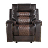 S1988 Phoenix II Brown 3pcs Reclining Set from New Era Innovations - Luna Furniture