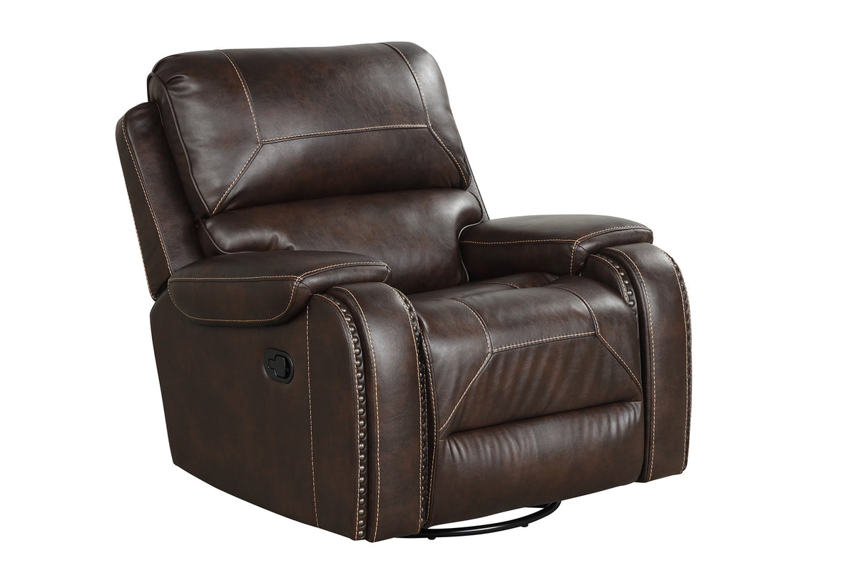 Titan Espresso Oversized 3-Piece Reclining Set from Happy Homes - Luna Furniture
