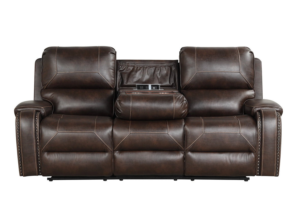 Titan Espresso Oversized 3-Piece Reclining Set from Happy Homes - Luna Furniture