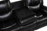 Carter Black 3-Piece Reclining Living Room Set from Happy Homes - Luna Furniture