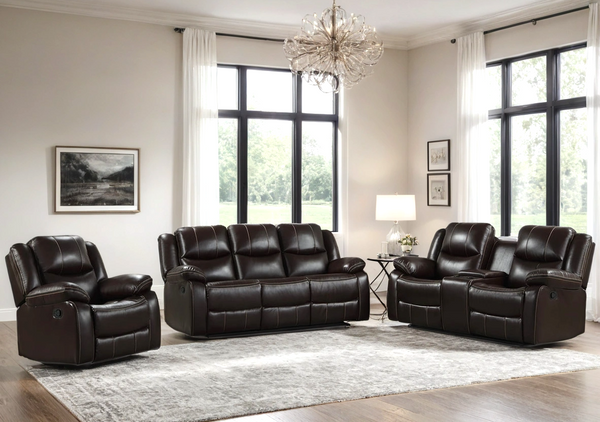 Carter Brown 3-Piece Reclining Living Room Set