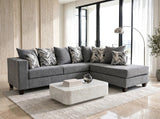 Monroe Charcoal RAF Sectional from Happy Homes - Luna Furniture