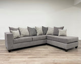 Monroe Smoke Sectional from Happy Homes - Luna Furniture