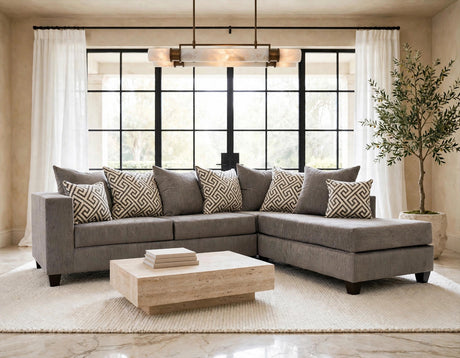 Monroe Smoke Sectional from Happy Homes - Luna Furniture