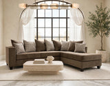 Monroe Mocha RAF Sectional from Happy Homes - Luna Furniture