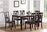 Sunset Brown Dining Set (Table & 6 Chairs) from Happy Homes - Luna Furniture