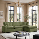 Sky Olive Velvet Modular Sectional from Happy Homes - Luna Furniture