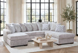 Galatic Oyster RAF Chaise Sectional from Happy Homes - Luna Furniture