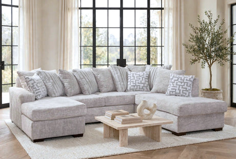 Galatic Oyster RAF Chaise Sectional from Happy Homes - Luna Furniture