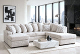 Galatic Oyster RAF Chaise Sectional from Happy Homes - Luna Furniture