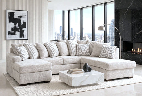 Galatic Oyster RAF Chaise Sectional from Happy Homes - Luna Furniture