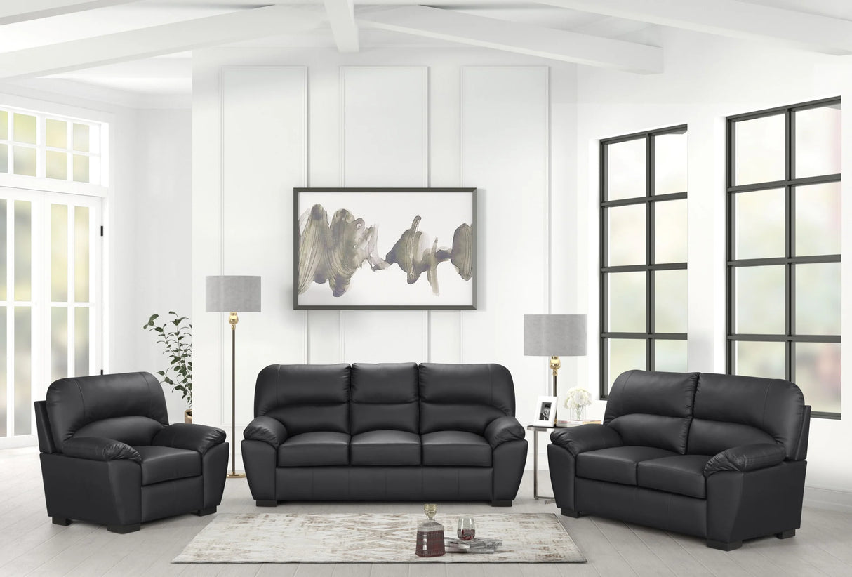 Tiffany Black 2-Piece Living Room Set from Happy Homes - Luna Furniture