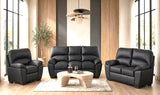 Tiffany Black 3-Piece Living Room Set from Happy Homes - Luna Furniture