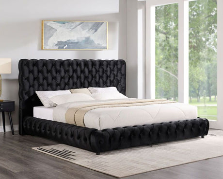Dream Black King Platform Bed from Happy Homes - Luna Furniture