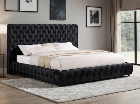 Dream Black Queen Platform Bed from Happy Homes - Luna Furniture