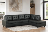 James Black PU Reversible Sectional from Happy Homes - Luna Furniture
