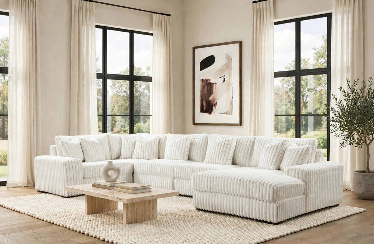 Season Beige 5-Piece Oversized Sectional from Happy Homes - Luna Furniture